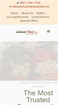Mobile Screenshot of lakeside-foods.com